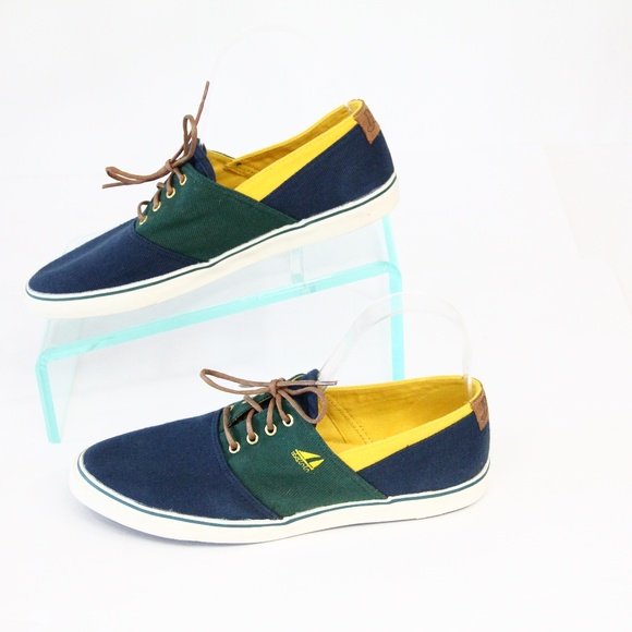 Vintage Bass Sneakers Women Boat Shoes Y2K 90s style Low Top Flat sz 9 - Picture 8 of 13